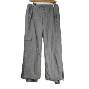Kemper Men's Cargo Snow Pants Light Gray Size 16 Ski Snowboard